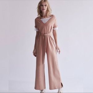Free People Head in the Clouds Jumpsuit xs